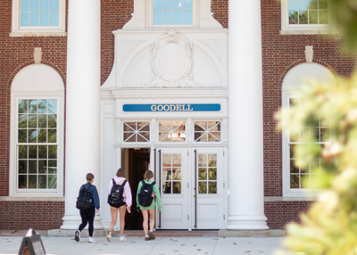 The UMass Professional Wardrobe Closet is now housed in room 451 of Goodell Hall.