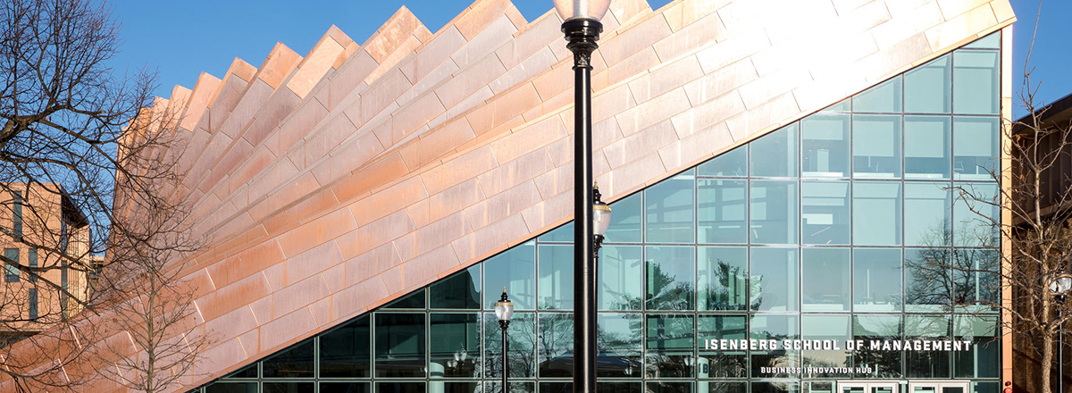 Exterior image of Isenberg School of Business