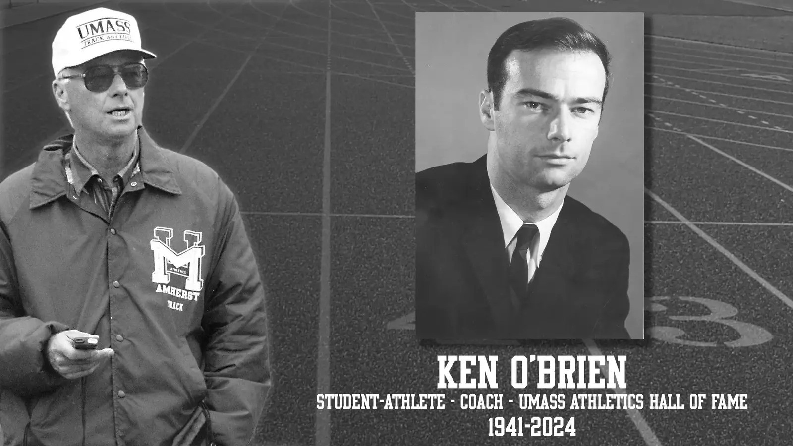 Ken O'Brien. Student Athlete. Coach. UMass Athletics Hall of Fame. 1941–2024