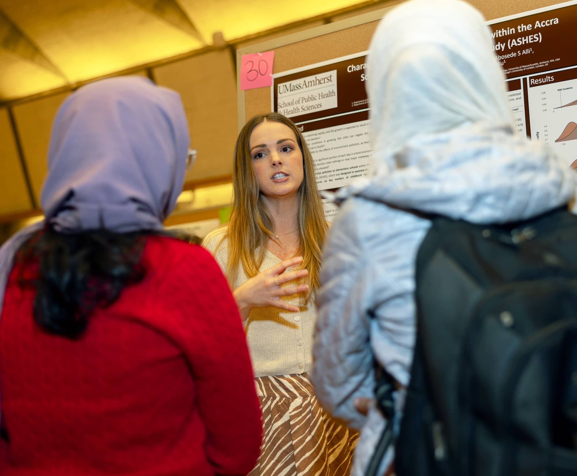 Carissa Lange presenting at the SPHHS 2024 Research Day