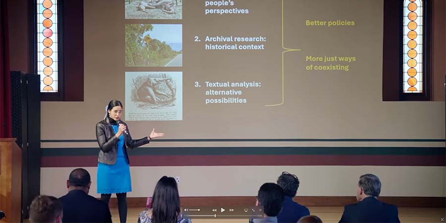 Thakshala Tissera wins Three Minute Thesis Campus Final