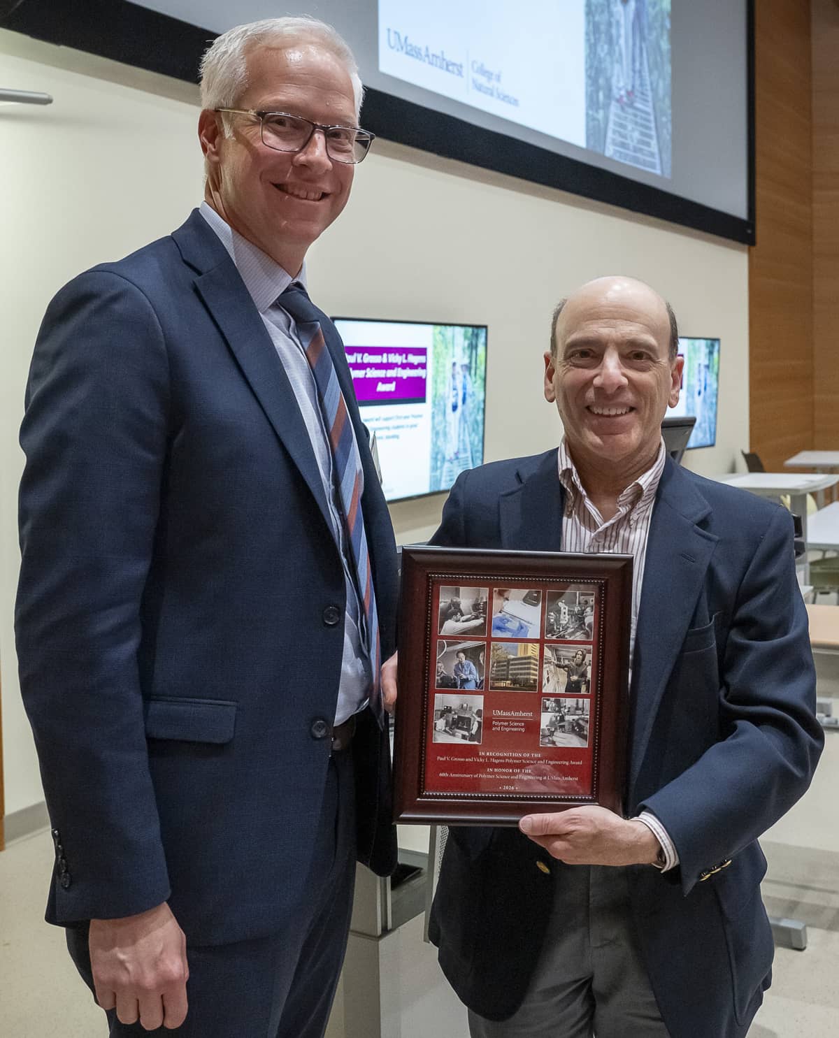 Paul Grosso ‘83 PhD. being recognized for his recent endowment gift and bequest intention