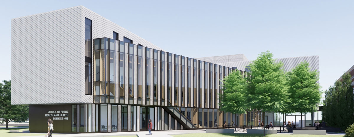 3D Rendering of new SPHHS Hub