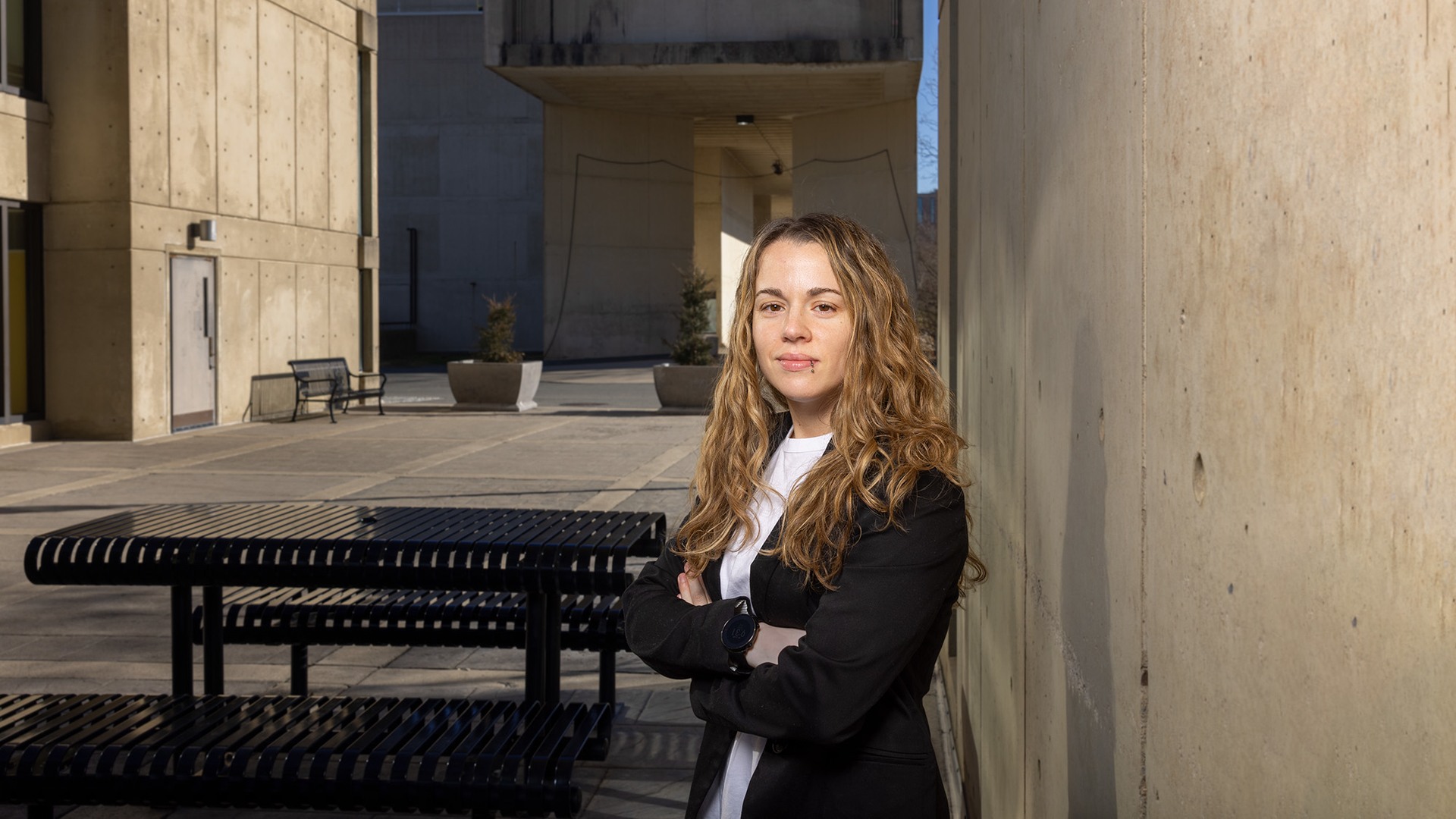 Claudia Matachana, a UMass Amherst PhD student in Hispanic linguistics