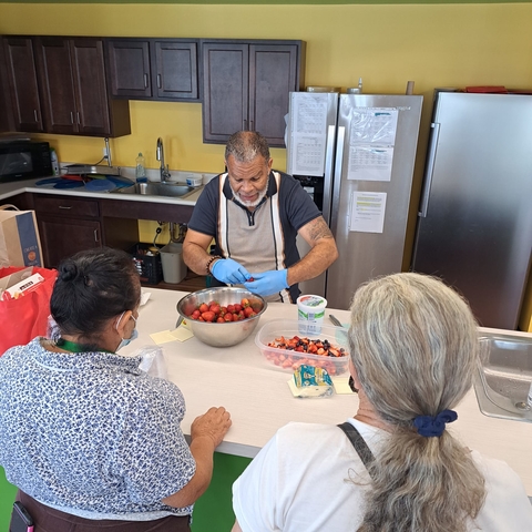 Cooking demonstration